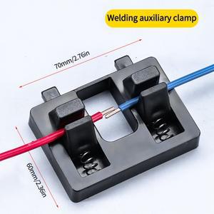 새로운 전선 용접 홀더 조정 가능한 납땜 케이블 클램프 납땜 와이어 테이블 고정 배선 보조 고정 장치