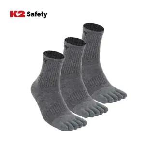 K2세이프티 무좀방지 입체패턴 등산용 발가락 양말 3개세트