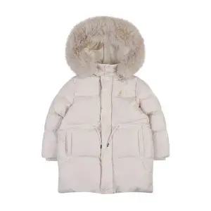 [캉골키즈]스트링 포인트 퍼 롱 다운 QD 2007 베이지