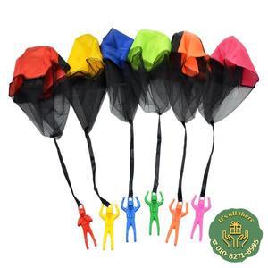 손으로 던지는 낙하산 어린이 야외 재미있는 스포츠 게임 장난감 캐릭터 군인 부모 자녀 상호 작용 3 개