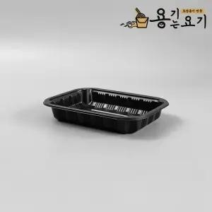고강도 실링용기 19153 화이트 블랙 배달 포장 PP용기 (900개)
