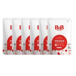 비앤비 젖병세정제 액상형 리필형 500ml -6개
