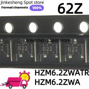 10개/묶음 62Z SOT-23 패키지 스크린 인쇄 전압 안정화 칩 HZM6.2ZWATR