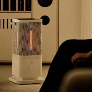 [에디르] 오방난로 가정용 전기히터 카본 사무실 전기난로 난방기