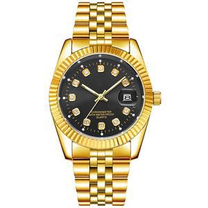 SENRUD 남성용 클래식 디자인 아날로그 쿼츠 워치 패션 비즈니스 시계 스테인리스 스틸 방수 데이트 캐주얼 손목시계