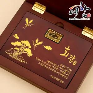 순금 십장생 골드바 우드상패 3.75g 부모님 환갑 칠순 생신 퇴직 기념 선물