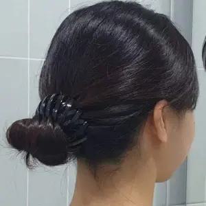 포니테일 포니 올림머리 만두핀 똥머리집게핀