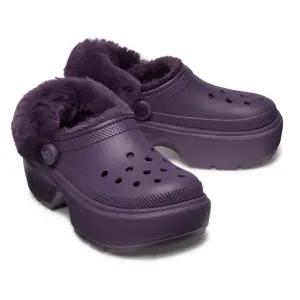 [크록스](하남점)[남녀공용] 스톰프 라인드 클로그 208546-5AS 크록스 샌들 슬러퍼 클래식 부츠 털슈즈 ...