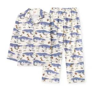 갤러리아 [오르시떼] 남성 G026 무민스키랜드 긴소매 파자마 세트