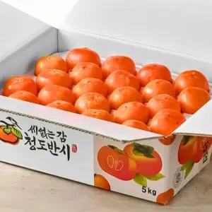 씨없는 청도 반시 숙성필수 달콤한 홍시