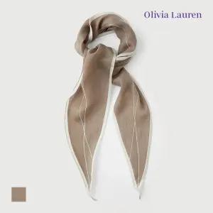 [올리비아로렌ACC] 심플 라인 로고 스카프_VYCXF3Z7221