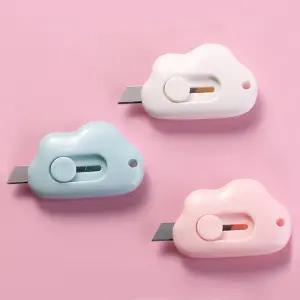 택배 언박싱 구름 미니 커터칼