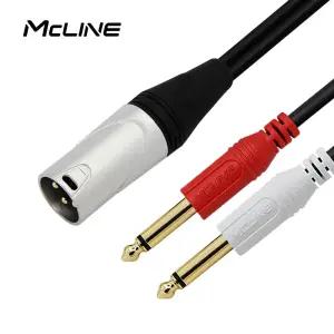 맥라인 MC-HA41 캐논 XLR 숫-2모노 6.3(5.5) 10m 변환잭 스피커 앰프 음향 오디오 케이블