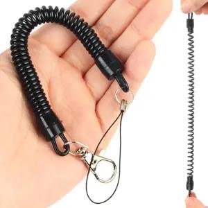 스프링 스트랩 열쇠고리형 분실 도난방지 키홀더 키링