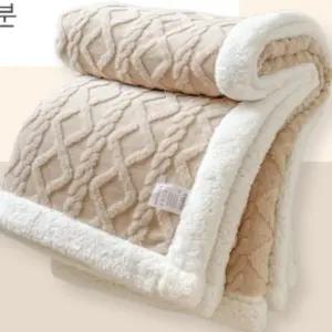 트위스트 양털이불 포근한 꽈배기 극세사 겨울이불 담요 스몰사이즈 [2size / 4color]