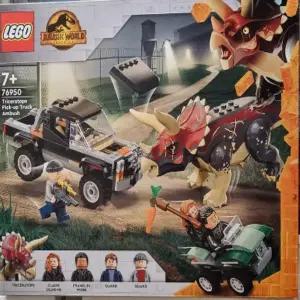 레고 76950 쥬라기월드 트리케라톱스 픽업트럭 매복