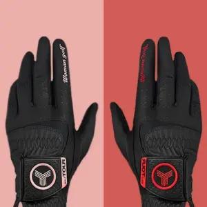 [이지커머스]논슬립 0.3mm 파워그립 프리미엄 여성골프 양손장갑 골프장갑 겨울용골프장갑 겨울골프장갑 겨