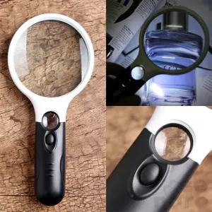 새나로 LED 라이트 돋보기 90MM 감정 핸디형 확대기