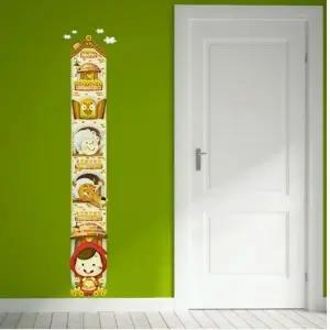 인테리어 아이방 포인트 키재기 스티커 동화 빨간모자 여아완구