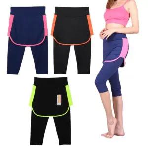 [아우트]필라테스 헬스 스커트레깅스 7부레깅스