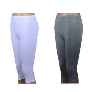 [아우트]면레깅스 무지 여름 쫄바지 기본 여성 8부