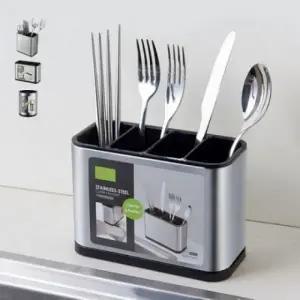 키밍 다용도 물빠짐 수저 조리도구통 칼꽂이 수저통