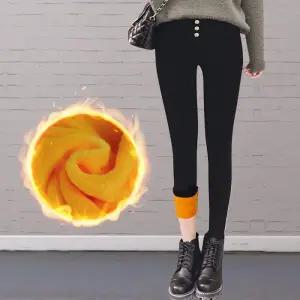 [아우트]방한 레깅스 겨울 무발 융기모바지 타이즈