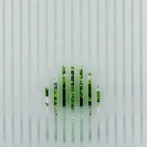 10M 사무실 유리문 유리문시트지 시트지 줄무늬 간유리