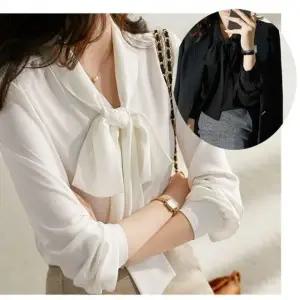 리본 포인트 블라우스 셔츠