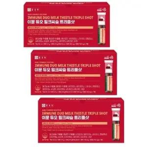 [종근당건강] 종근당 이뮨 듀오 밀크씨슬 트리플샷 x 3박스 물없이 마시는 액상 비타민 올인원 영양제