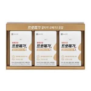 종근당건강프로메가알티지오메가쓰리 520mg x 180캡슐 혈행 가족건강 쇼핑백기본구성