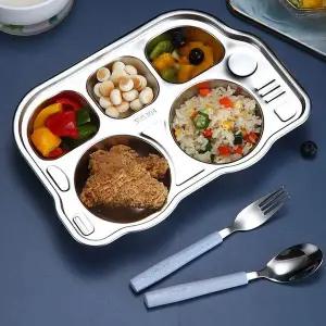 [골드스마일]유아 식판 어린이 스텐 그릇 밥상 어린이식판 유아식판