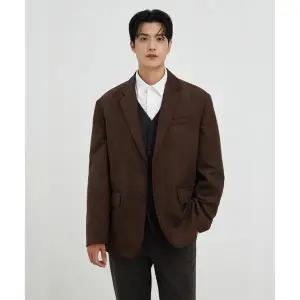 [국내매장정품] 스파오 SPAO [신세틱레더] 스웨이드 테일러드 자켓 재킷_SPJLF49M06 SPJLF49M06 134229