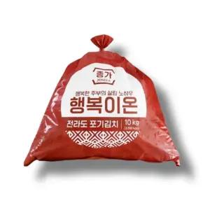 대상 종가 전라도 행복이온 포기김치 10kg