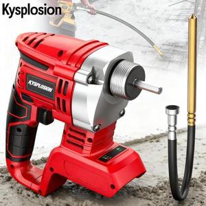 밀워키 M18 배터리용 3.8피트 샤프트 로드가 포함 무선 전기 콘크리트 바이브 휴대용 믹서 도구