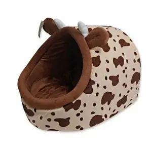 [콩심팥심]반려동물 강아지 쿠션 집 하우스 젖소 애니멀 중형