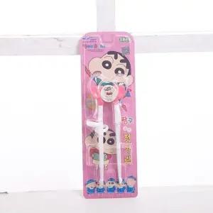 짱구 젓가락 색상랜덤 전사 핑크 어린이 아기젓가락 (W280F43)