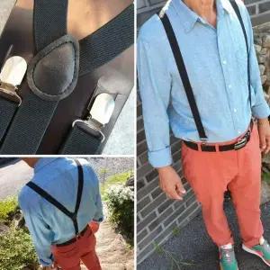 기본디자인 무지 멜빵 서스팬더 남자 아빠 선물 합창단