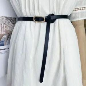 자켓 셔츠 원피스 레이어드 베이직 골드버클 벨트 여성정장벨트