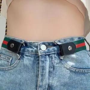 신축성좋은 버클없는 바지 정장 교복 벨트 허리띠