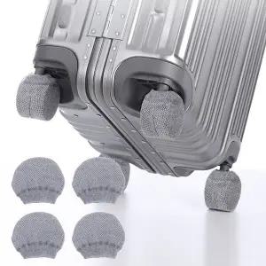 캐리어 바퀴 신발 덮개 보호 대 슈즈 양말 커버 4P 캐리어바퀴신발