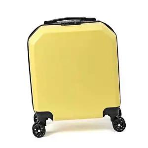 [하프클럽/]미니캐리어18인치 옐로우 기내용여행가방 미니캐리어