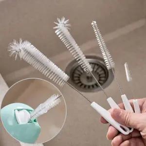 [골드스마일]스테인레스 빨대 세척 브러시 4종 다용도 청소솔