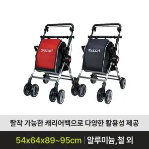 [케어쉴드]노인보행보조기 EXCT-01R 어르신보행기 실버카 노인유모차 성인용보행기 재활워커