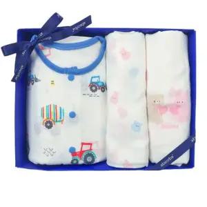 [갤러리아] (압소바출산,백일,돌,유아내의세트)뛰뛰내의+토곰손수건10장세트(A1A-10389SET)