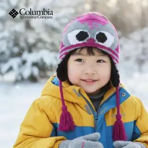 [컬럼비아] 정품 유아 주니어 귀달이모자 아기 귀도리 겨울모자 털모자 비니