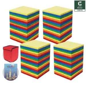 (가베가족)KS1312 큰솔 칼라카프라400pcs 예제집 가방