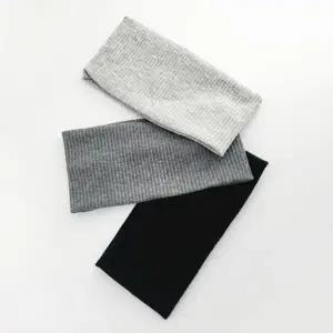 골지 반다나 세안 헤어밴드 면 패션 와이드 머리띠 ()