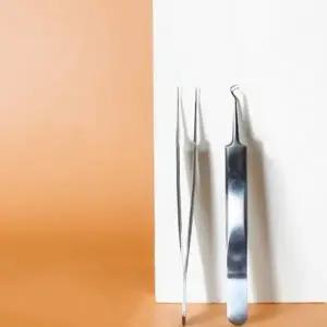 정밀 핀셋 커브형 족집게 여드름 피지 뾰루지 제거