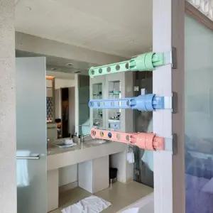 거치대 틈새 옷걸이 세탁 베란다행거 건조 빨래 공간활용 건조대